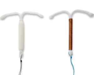 Two different IUD devices